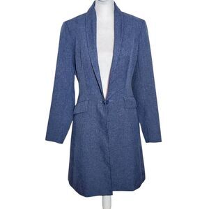 Reed Hill Vintage Blue Equestrian Day Coat Size 10 Blue Womens Equestrian Jacket